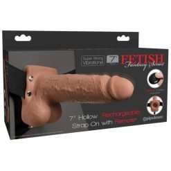Fetish Fantasy 7 in. Hollow Rechargeable Strap-On