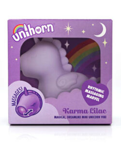 Unihorn Karma Lilac Unicorn Vibrator product packaging front view